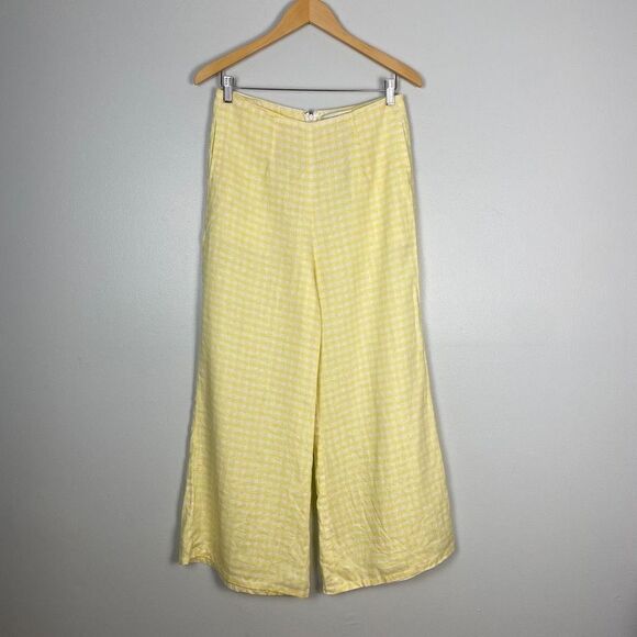 Faithfull the Brand Yellow Wide Leg Pants - Picture 5 of 10